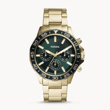  Shop Authentic Fossil Bannon Multifunction Chronograph Green Dial Gold Steel Strap Watch for Men - BQ2493 - Luxxuri