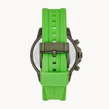  Shop Authentic Fossil Bannon Chronograph Grey Dial Green Silicone Strap Watch for Men - BQ2501 - Luxxuri