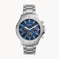  Shop Authentic Fossil Bannon Multifunction Blue Dial Silver Steel Strap Watch for Men - BQ2503 - Luxxuri