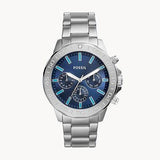  Shop Authentic Fossil Bannon Multifunction Blue Dial Silver Steel Strap Watch for Men - BQ2503 - Luxxuri