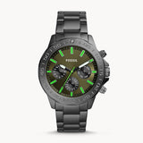  Shop Authentic Fossil Bannon Multifunction Chronograph Green Dial Grey Steel Strap Watch for Men - BQ2504 - Luxxuri