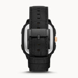  Shop Authentic Fossil Inscription Automatic Skeleton Rose Gold Dial Black Leather Strap Watch for Men - BQ2572 - Luxxuri