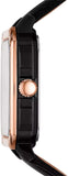  Shop Authentic Fossil Inscription Automatic Skeleton Rose Gold Dial Black Leather Strap Watch for Men - BQ2572 - Luxxuri