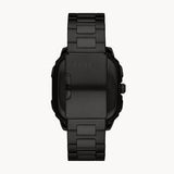  Shop Authentic Fossil Inscription Automatic Skeleton Black Dial Black Steel Strap Watch for Men - BQ2574 - Luxxuri