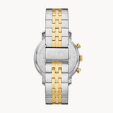  Shop Authentic Fossil Boyfriend Chronograph White Dial Two Tone Steel Strap Watch for Women - ES3840 - Luxxuri