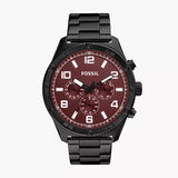  Shop Authentic Fossil Brox Multifunction Maroon Dial Black Steel Strap Watch for Women - BQ2803 - Luxxuri