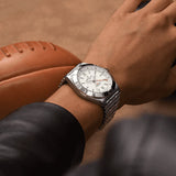  Shop Authentic Breitling Chronomat GMT 40 White Dial Silver Steel Strap Watch for Men - A32398101A1A1 - Luxxuri
