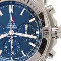  Shop Authentic Breitling Chronomat B01 42 Frecce Tricolori Blue Dial Silver Steel Strap Watch for Men - AB01344A1C1A1 - Luxxuri
