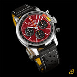  Shop Authentic Breitling Top Time B01 Chevrolet Corvette Red Dial Black Leather Strap Watch for Men - AB01761A1K1X1 - Luxxuri