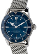  Shop Authentic Breitling Superocean Heritage B20 Automatic 44 Blue Dial Silver Mesh Bracelet Watch for Men - AB2030161C1A1 - Luxxuri