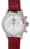  Shop Authentic Breitling Top Time B01 Ford Thunderbird White Dial Red Leather Strap Watch for Men - AB01766A1A1X1 - Luxxuri