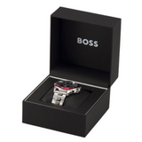  Shop Authentic Hugo Boss Troper Chronograph Black Dial Silver Steel Strap Watch For Men - 1514108 - Luxxuri