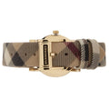  Shop Authentic Burberry The City Diamonds Mother of Pearl Dial Brown Leather Strap Watch for Women - BU9226 - Luxxuri