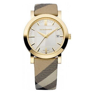  Shop Authentic Burberry Heritage Silver Dial Leather Strap Watch for Women - BU1398 - Luxxuri