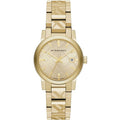  Shop Authentic Burberry The City Gold Dial Gold Steel Strap Watch for Women - BU9145 - Luxxuri