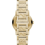  Shop Authentic Burberry The City Gold Dial Gold Steel Strap Watch for Women - BU9145 - Luxxuri