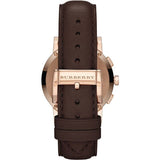  Shop Authentic Burberry The City Grey Dial Brown Leather Strap Unisex Watch - BU9755 - Luxxuri