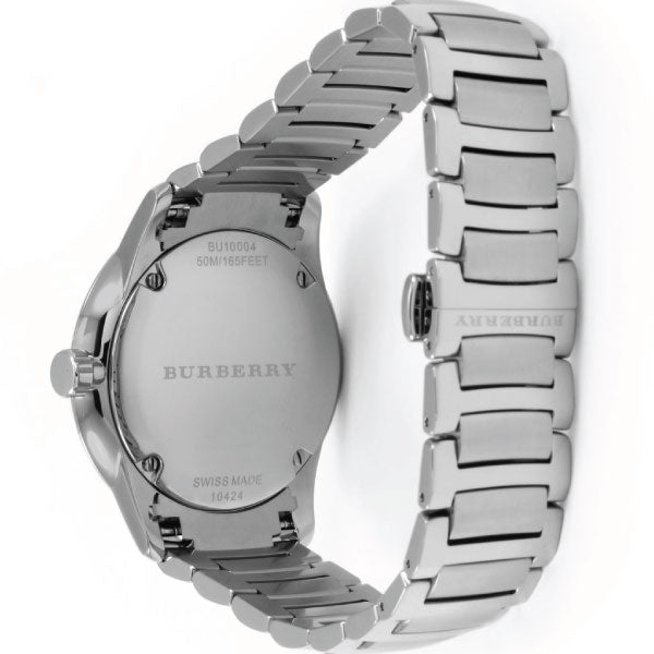  Shop Authentic Burberry The Classic Silver Dial Silver Steel Strap Watch for Men - BU10004 - Luxxuri