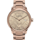  Shop Authentic Burberry The Classic Rose Gold Dial Rose Gold Steel Strap Watch for Men - BU10013 - Luxxuri
