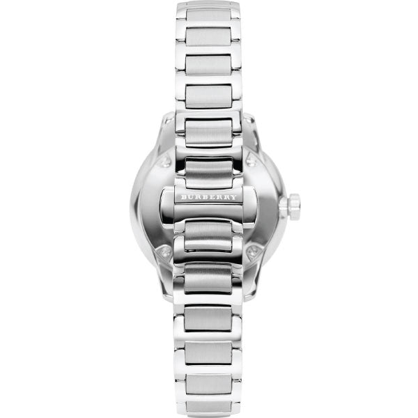  Shop Authentic Burberry The Classic Silver Dial Silver Steel Strap Watch for Women - BU10108 - Luxxuri