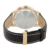  Shop Authentic Citizen Eco Drive Calendrier Black Dial Brown Leather StrapWatch For Men - BU2023-12E - Luxxuri