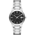  Shop Authentic Burberry The City Black Dial Silver Stainless Steel Strap Watch for Women - BU9001 - Luxxuri