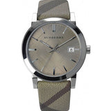  Shop Authentic Burberry The City Nova Beige Dial Grey Leather Strap Watch for Women - BU9023 - Luxxuri