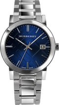  Shop Authentic Burberry The City Blue Dial Silver Steel Strap Watch for Men - BU9031 - Luxxuri