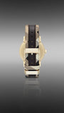  Shop Authentic Burberry The City Gold Dial Black Leather Strap Watch for Men - BU9032 - Luxxuri