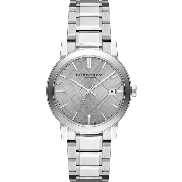  Shop Authentic Burberry The City Silver Dial Silver Steel Strap Watch for Women - BU9143 - Luxxuri