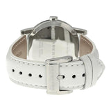  Shop Authentic Burberry The City White Dial White Leather Strap Watch for Women - BU9128 - Luxxuri