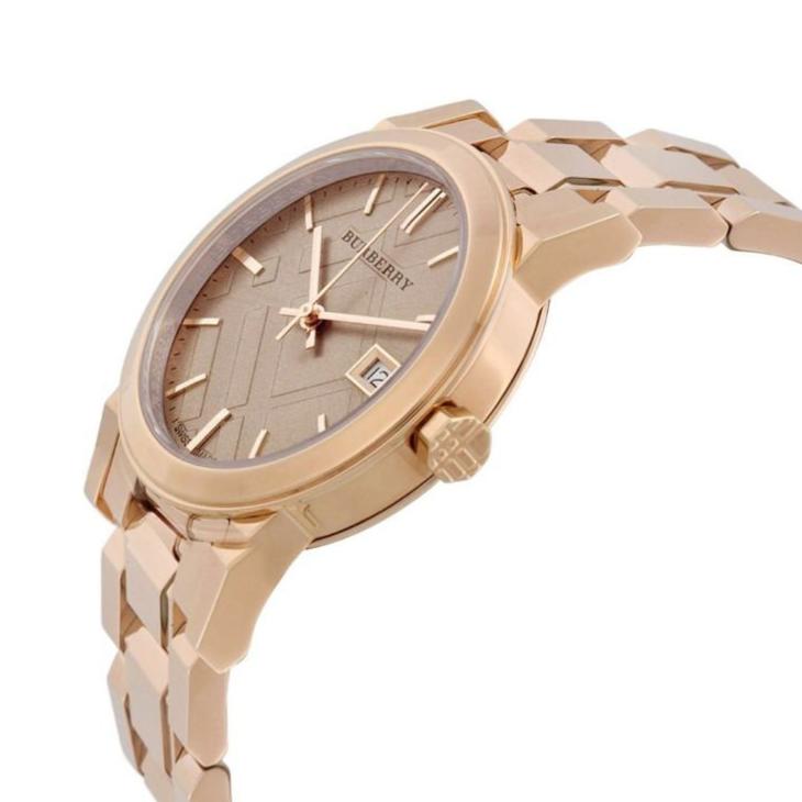  Shop Authentic Burberry The Classic Rose Gold Dial Rose Gold Steel Strap Watch for Men - BU10013 - Luxxuri