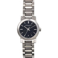 Burberry The City Black Dial Silver Steel Strap Watch for Women - BU9201