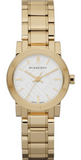  Shop Authentic Burberry The City White Dial Gold Steel Strap Watch for Women - BU9103 - Luxxuri