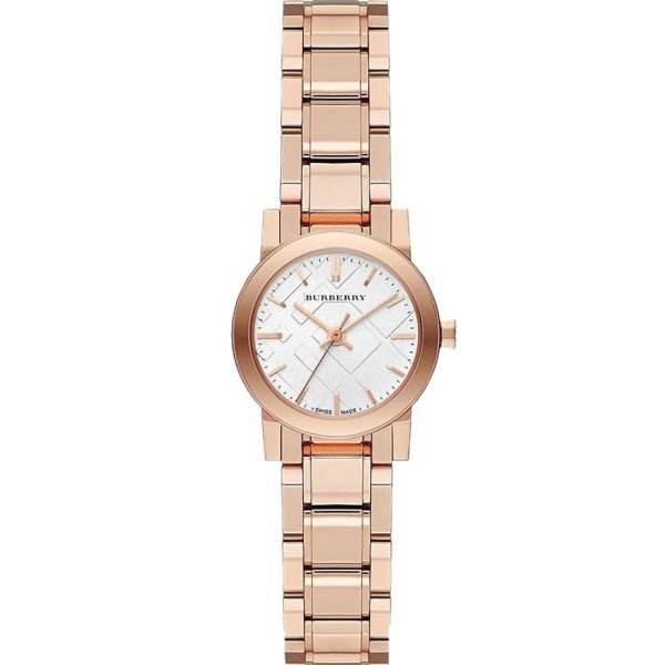  Shop Authentic Burberry The City White Dial Rose Gold Steel Strap Watch for Women - BU9204 - Luxxuri