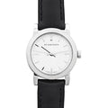  Shop Authentic Burberry The City White Dial Black Leather Strap Watch for Women - BU9206 - Luxxuri