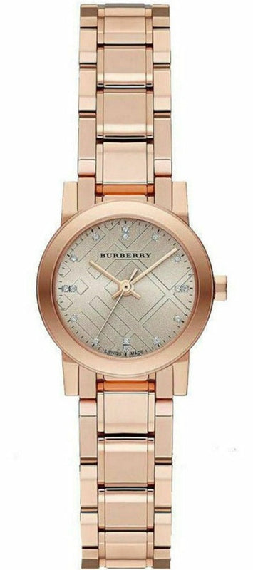  Shop Authentic Burberry Heritage Rose Gold Dial Rose Gold Steel Strap Watch for Women - BU9215 - Luxxuri