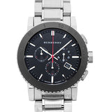  Shop Authentic Burberry The City Black Dial Silver Steel Strap Watch for Men - BU9380 - Luxxuri