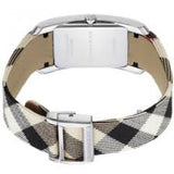  Shop Authentic Burberry Nova Check Silver Dial Two Tone Leather Strap Watch For Women - BU9404 - Luxxuri