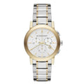  Shop Authentic Burberry The City White Dial Two Tone Steel Strap Watch for Men - BU9751 - Luxxuri