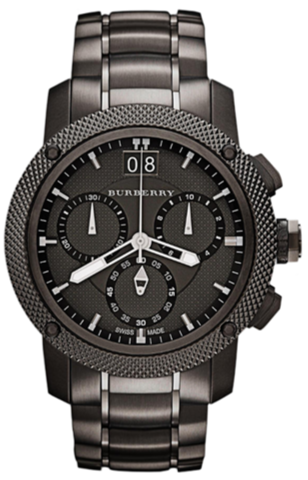  Shop Authentic Burberry Endurance Chronograph Quartz Black Dial Black Steel Strap Watch For Men - BU9801 - Luxxuri