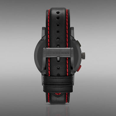  Shop Authentic Burberry City Chronograph Black Dial Black Leather Strap Watch for Men - BU9803 - Luxxuri