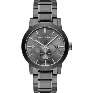  Shop Authentic Burberry The City Black Dial Black Steel Strap Watch for Men - BU9902 - Luxxuri