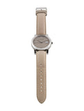  Shop Authentic Burberry The City Beige Dial Beige Leather Strap Watch for Women - BU9107 - Luxxuri