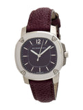  Shop Authentic Burberry Brit The Britain Maroon Dial Maroon Leather Strap Watch for Women - BBY1714 - Luxxuri