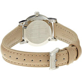  Shop Authentic Burberry The City Beige Dial Beige Leather Strap Watch for Women - BU9207 - Luxxuri