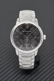  Shop Authentic Burberry The Classic Round Black Dial Silver Steel Strap Watch for Men - BU10005 - Luxxuri
