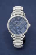  Shop Authentic Burberry The Classic Blue Dial Silver Steel Strap Watch for Men - BU10007 - Luxxuri
