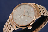  Shop Authentic Burberry The Classic Rose Gold Dial Rose Gold Steel Strap Watch for Men - BU10013 - Luxxuri