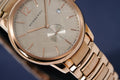  Shop Authentic Burberry The Classic Rose Gold Dial Rose Gold Steel Strap Watch for Men - BU10013 - Luxxuri